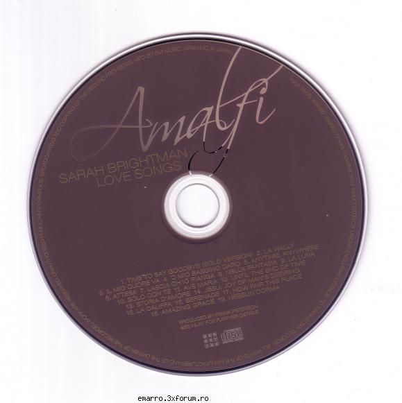 sarah brightman - (love songs 320 kbps cbr | | 158,48 mb| 2009 01. sarah brightman - time to say